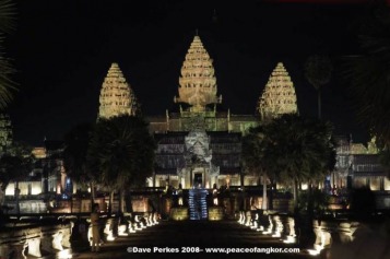 Angkor Wat at night